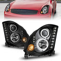 ANZO headlights detail