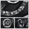 SPYDER headlights close-up