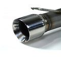 aFe cat-back exhaust installed view