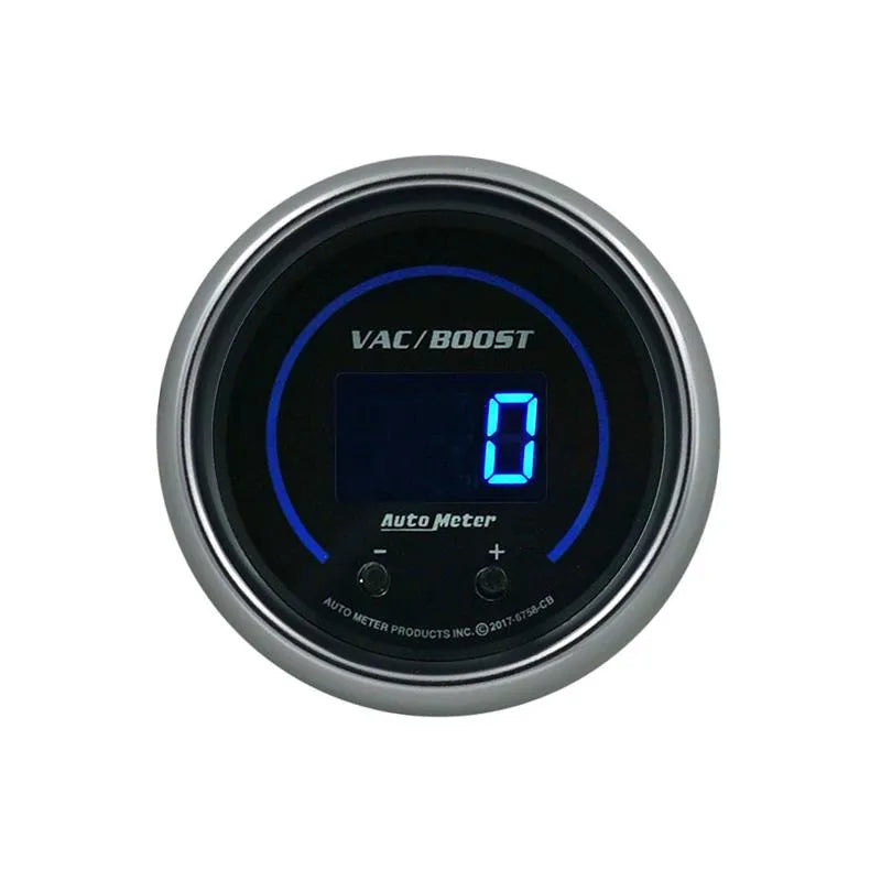 AutoMeter black gauge