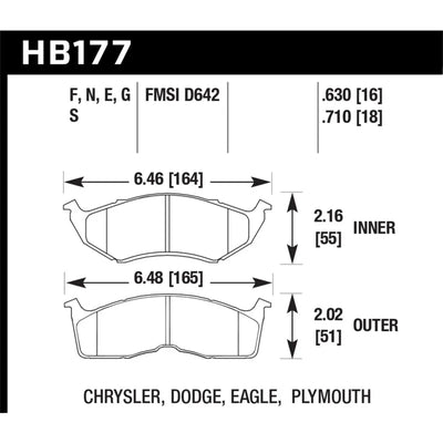 Hawk Performance auto part
