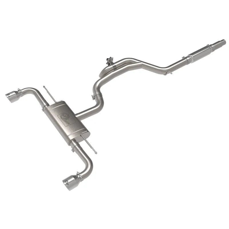 aFe polished cat-back exhaust