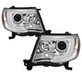 SPYDER headlights close-up