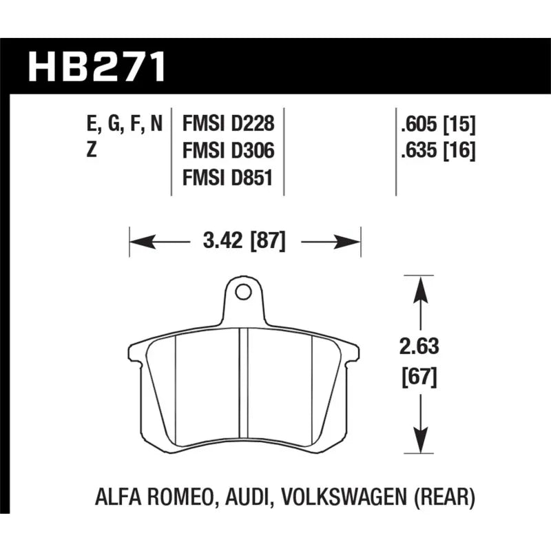 Hawk Performance auto part