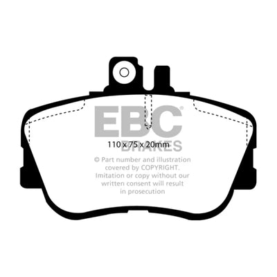 EBC red auto part
