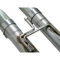aFe cat-back exhaust close-up