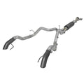 aFe cat-back exhaust close-up