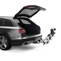 Thule roof rack close-up