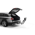 Thule roof rack installed view