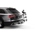 Thule roof rack installed view