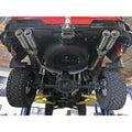 aFe cat-back exhaust close-up