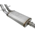 aFe cat-back exhaust close-up