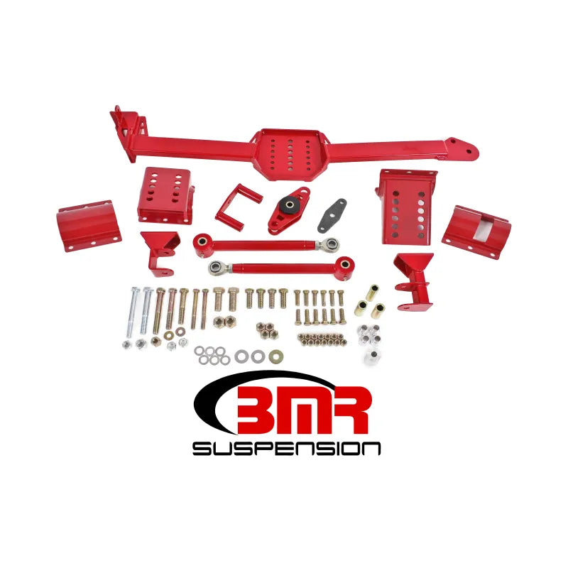 BMR Suspension red auto part
