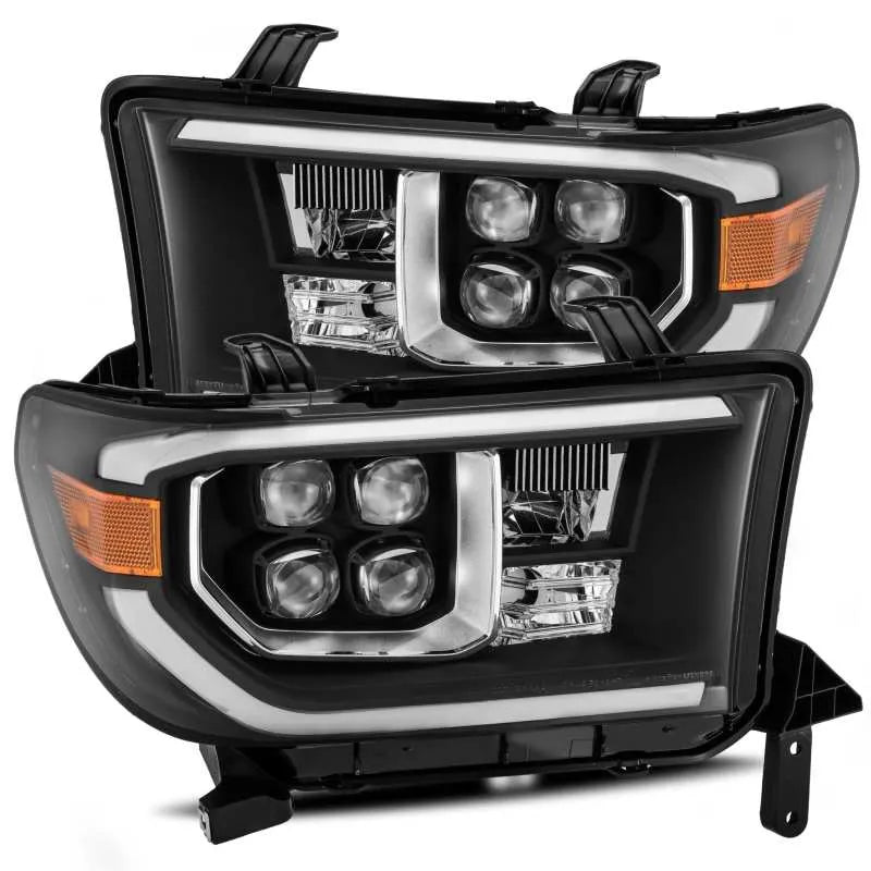 AlphaRex black headlights