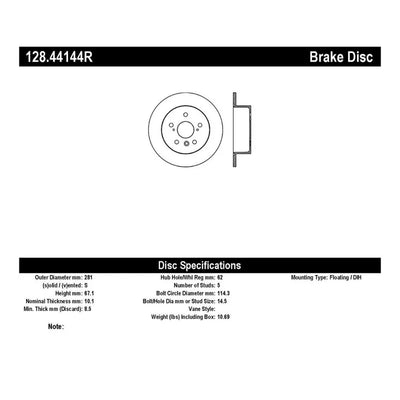 Stoptech auto part