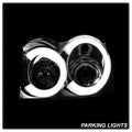 SPYDER headlights close-up