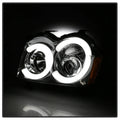 SPYDER headlights close-up