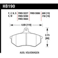 Hawk Performance auto part detail