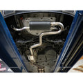 aFe cat-back exhaust installed view