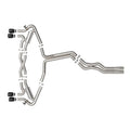 aFe cat-back exhaust close-up