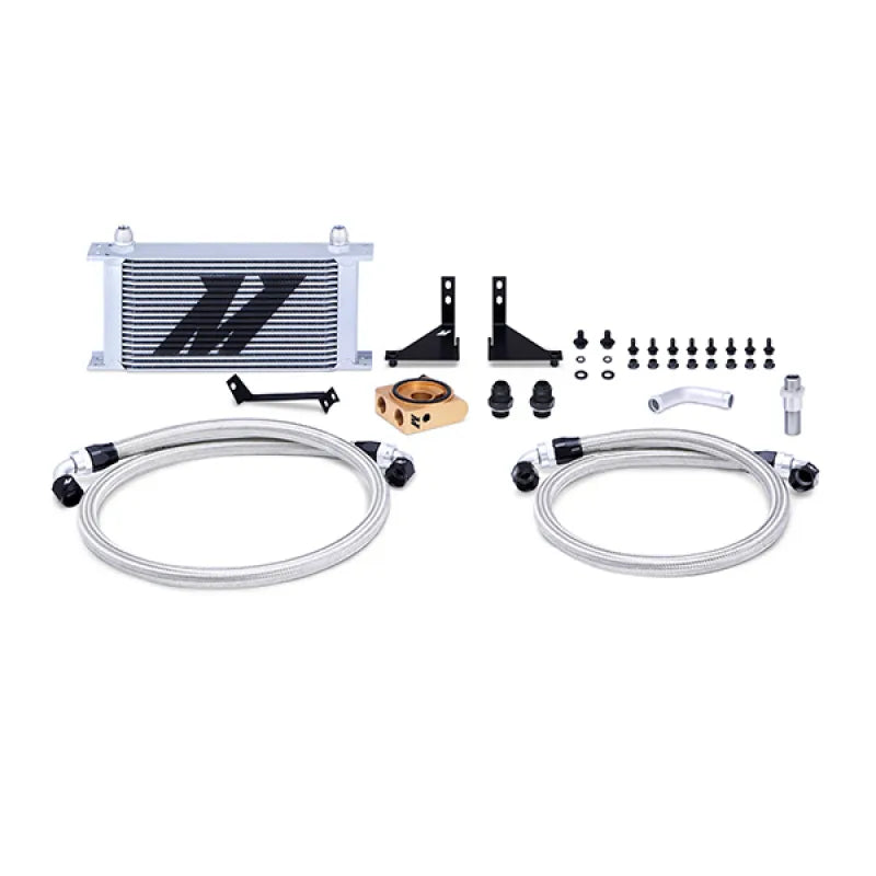 Mishimoto silver oil cooler