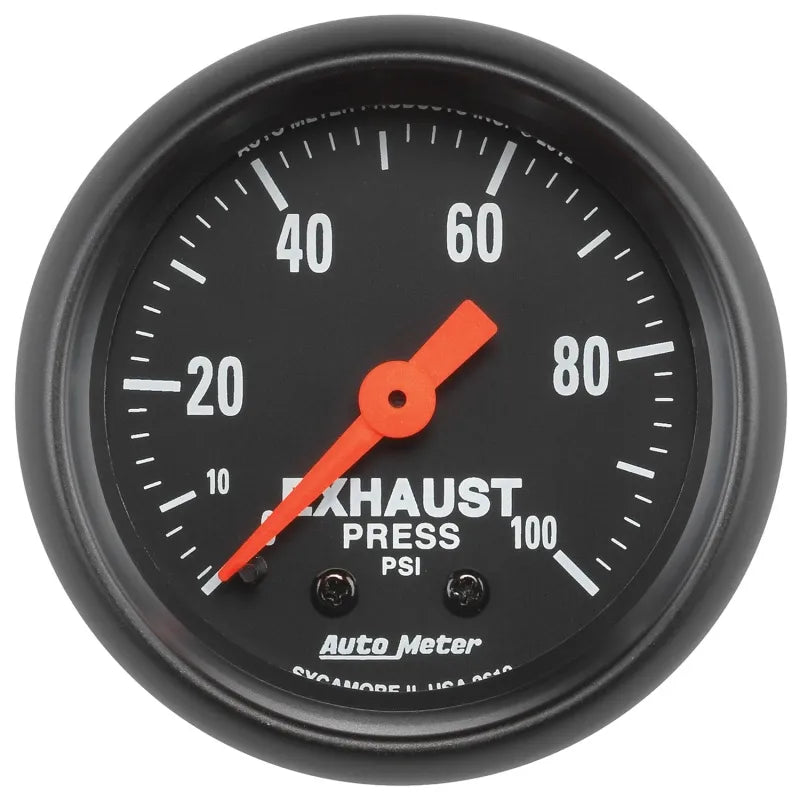 AutoMeter exhaust