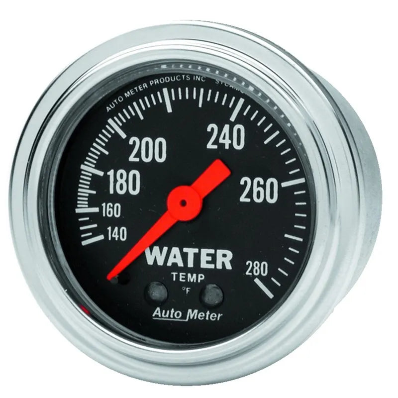 AutoMeter chrome gauge