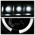 SPYDER headlights close-up