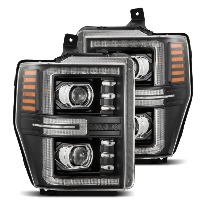 AlphaRex black headlights