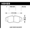 Hawk Performance auto part installed view