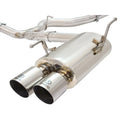 aFe cat-back exhaust installed view