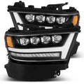 AlphaRex headlights installed view