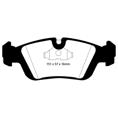 EBC red auto part