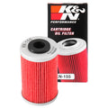 K&N Engineering oil filter installed view