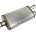 aFe cat-back exhaust detail