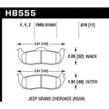Hawk Performance auto part close-up
