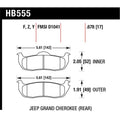 Hawk Performance auto part detail
