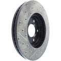 Stoptech auto part close-up