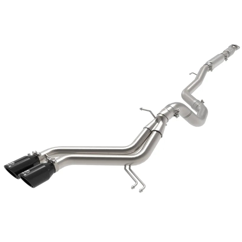 aFe black cat-back exhaust