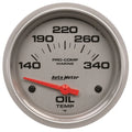 AutoMeter silver gauge