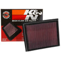 K&N Engineering air filter installed view
