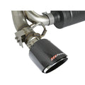 aFe cat-back exhaust installed view