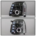 SPYDER headlights installed view