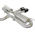 aFe cat-back exhaust installed view