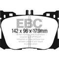 EBC auto part installed view