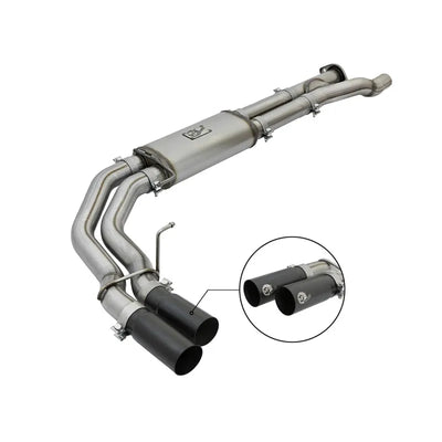 aFe black cat-back exhaust