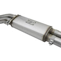 aFe cat-back exhaust close-up