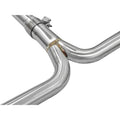 aFe cat-back exhaust installed view