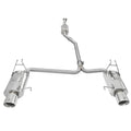 aFe cat-back exhaust detail
