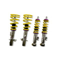 KW coilovers installed view